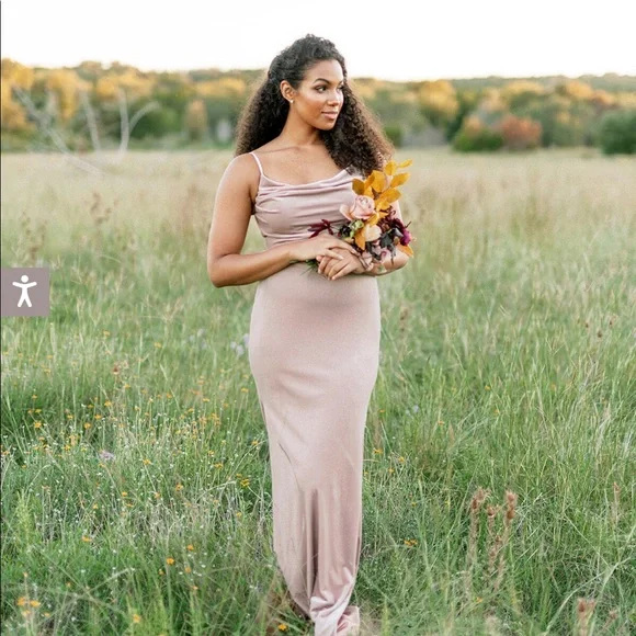 Relvery Dresses | Relvery || Suede Deep Blush Drape Gown | Color: Gold/Tan | Size: 8 | Celinnieves's Closet Relvery Dresses | Relvery || Suede Deep Blush Drape Gown | Color: Gold/Tan | Size: 8 | Celinnieves's Closet
